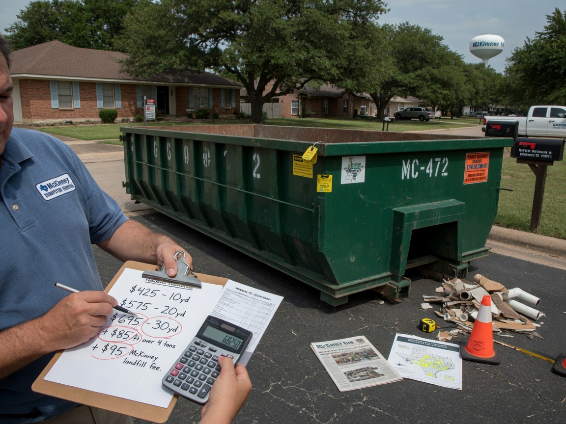 What Influences Dumpster Rental Prices in McKinney TX